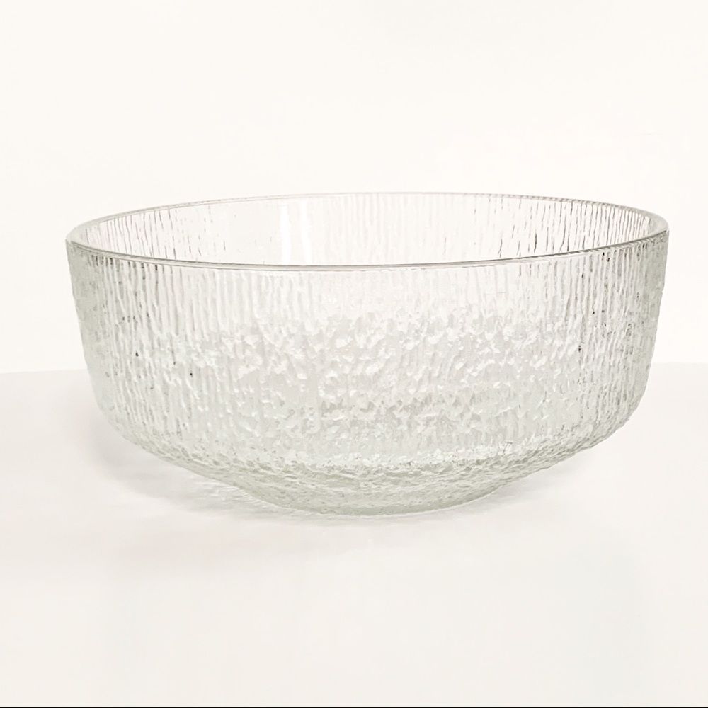 Textured Glass Bowl